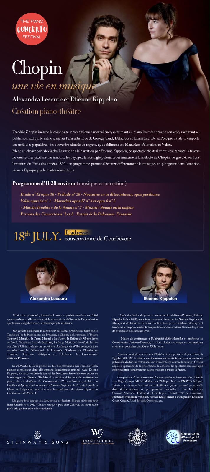 Chopin - A Life in Music: Piano Concerto Festival Series 2026